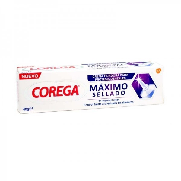 Corega Máximo Sellado Crema Fijadora Prótesis 40