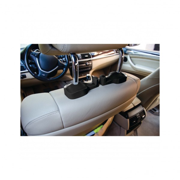 Dos Perchas Tipo Gancho para reposacabezas de Coche, Set de 2