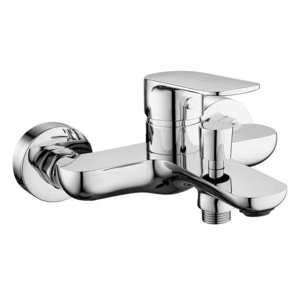 Monomando coral cromo bañera