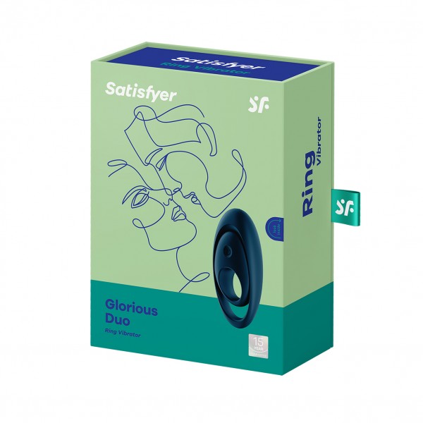 Satisfyer glorious anillo vibrador azul 1un