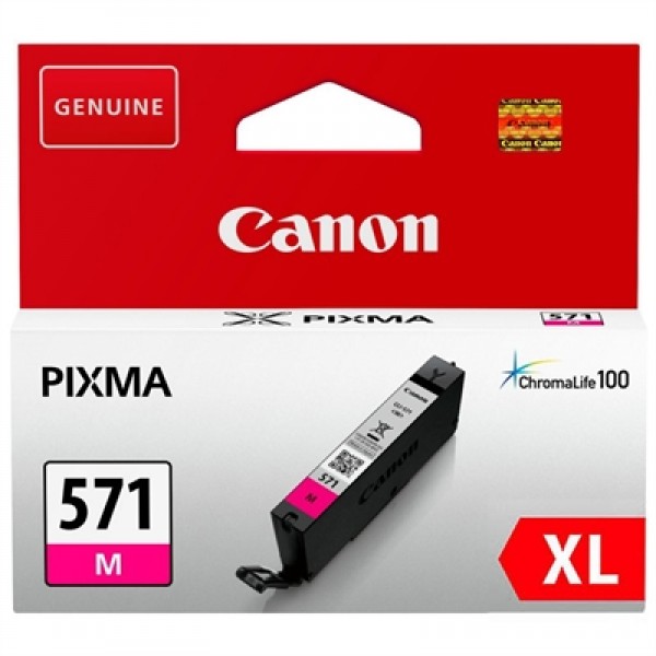 Canon cartucho cli-571mg xl magenta