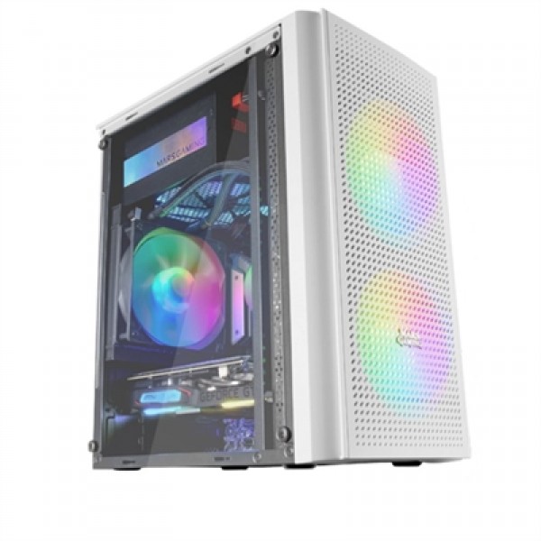 Mars gaming caja micro-atx mc300w white
