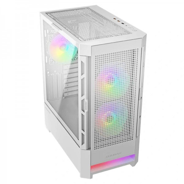 Cougar caja semitorre airface rgb white