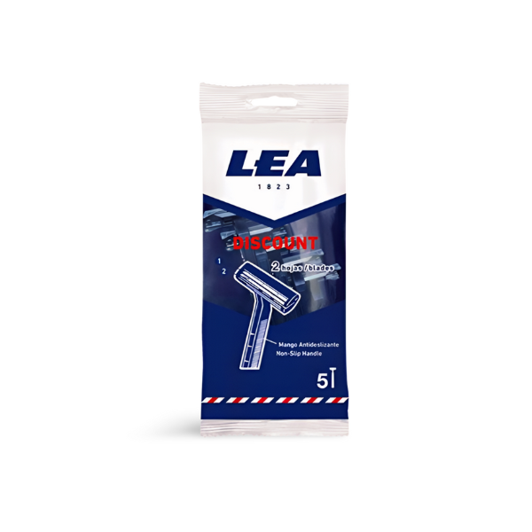 Lea discount cuchillas desechables 2 hojas 5un
