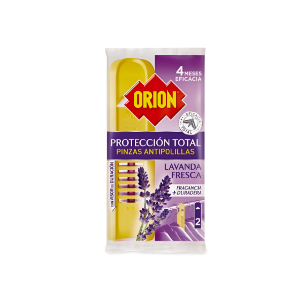 Orion pinza antipolillas Lavanda Fresca 2 unidades