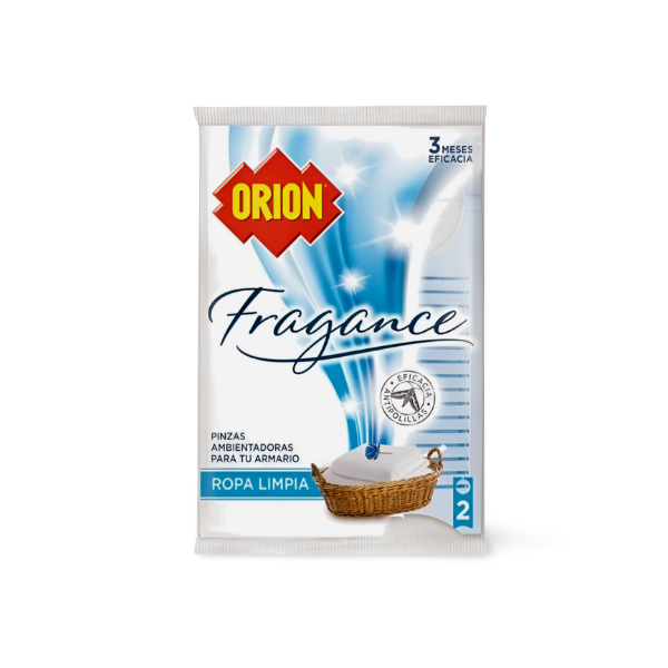 Orion antipolillas Ropa Limpia 2 pinzas