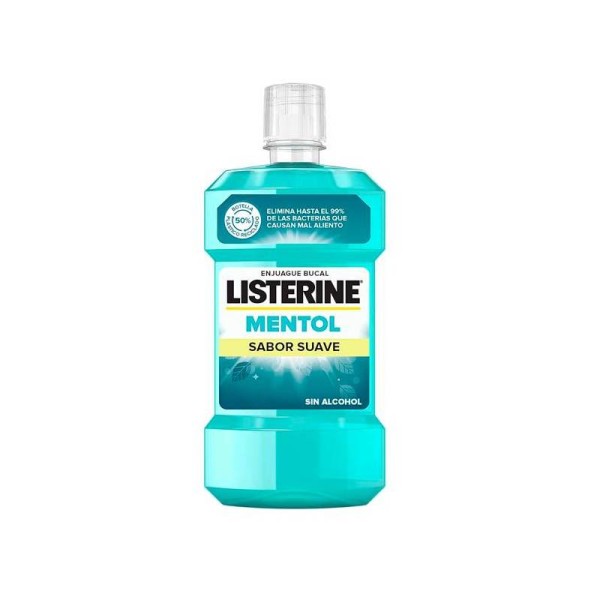 Listerine Mentol Sabor Suave Enjuague Bucal 750 ml