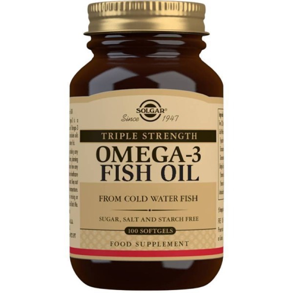 Solgar Omega 3 Triple Concentracion 100 Capsulas Blandas