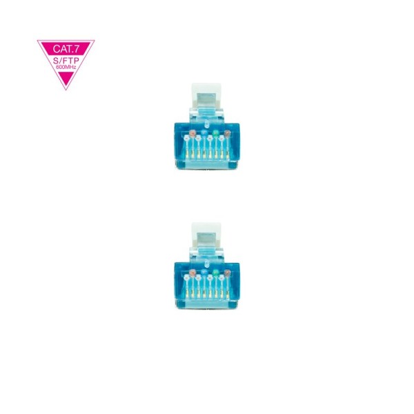 Nanocable latiguillo cat. 7 lszh/sftp 3 m gris