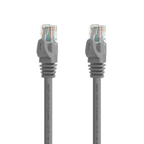 Aisens latiguillo rj45 cat.6a utp gris 2.0m