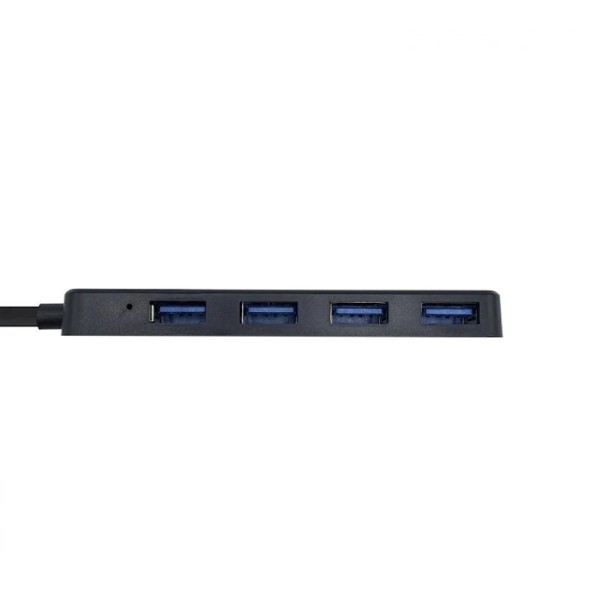 Aisens hub usb 3.0 tipo a/m-4xtipo a/h negro 30cm