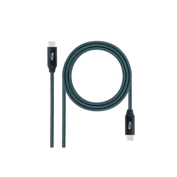 Nanocable cable usb 3.2 gen2x2 100w 4k usb-c 1.5m