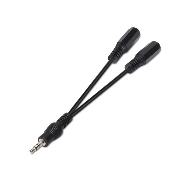 Nanocable cable audio estéreo 2jack 3.5h jack 3.5m