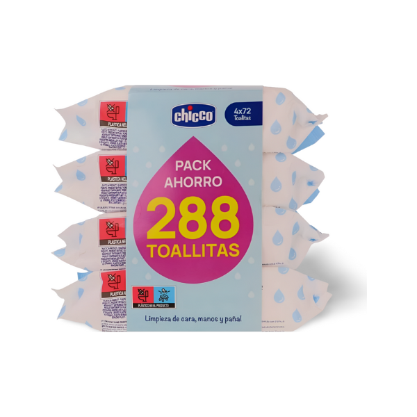 Chicco Toallitas Humedas 4x72 Uds Promo