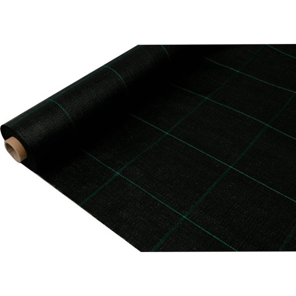 Malla antihierba 100 g/m² negra 1 x 10 m