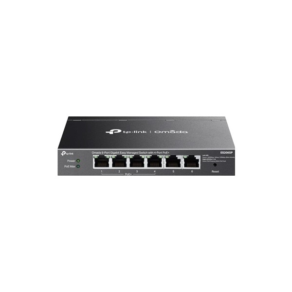 Tp-link es206gp switch 4xgb poe+ 2xgb 65w desktop