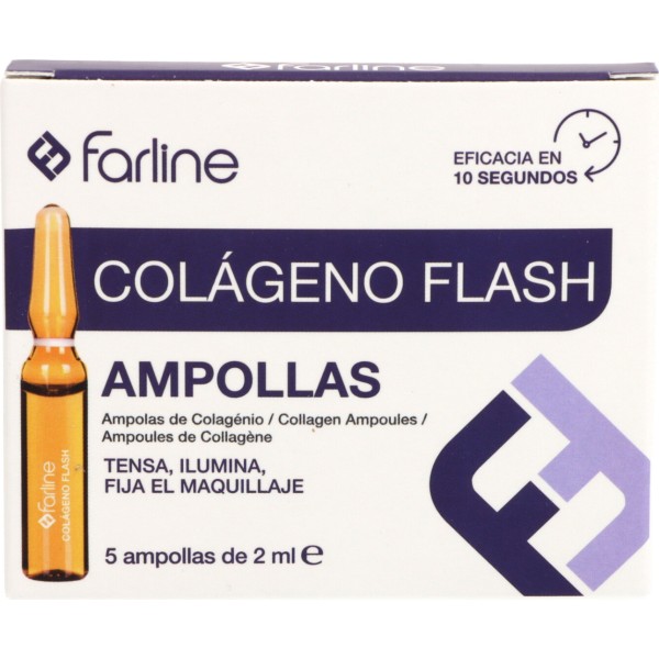 Farline Ampollas Colágeno Flash 5 Ampollas 2 ml