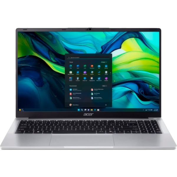 Acer aspire lite silver / 15.6" ips full hd / intel celeron n4500 / 4gb lpddr4x / 128gb emmc / windows 11 home