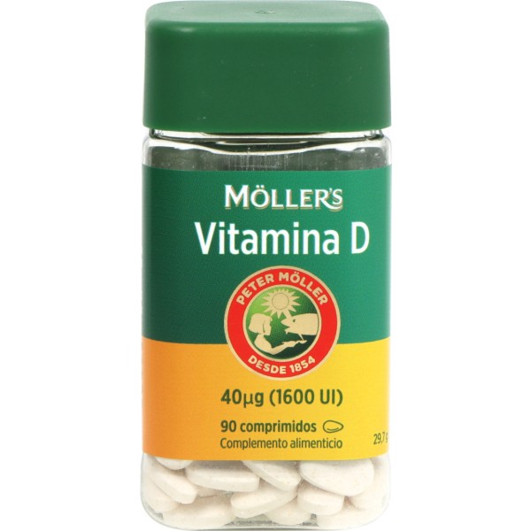 Möller's Vitamina D3 1600 Ui 90 Comprimidos