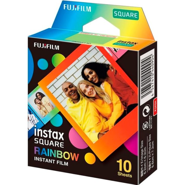 Fujifilm instax square rainbow / película fotográfica instantánea