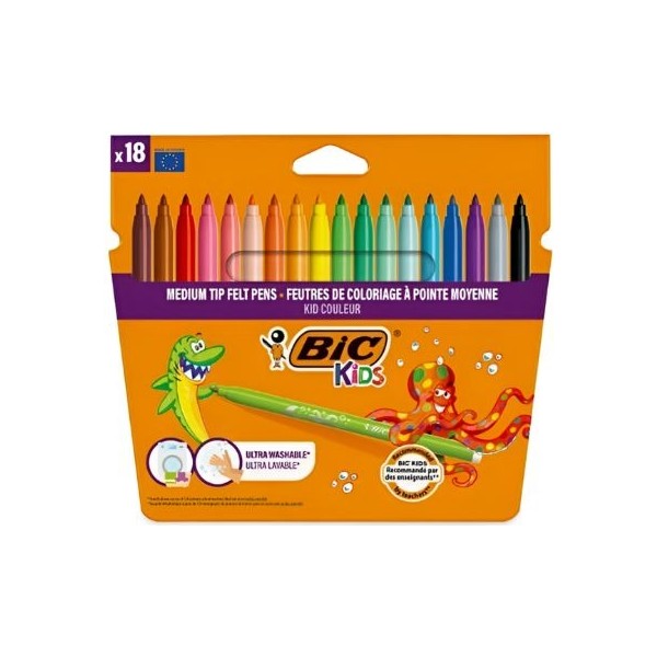 Bic rotuladores colores vivos 18uds.