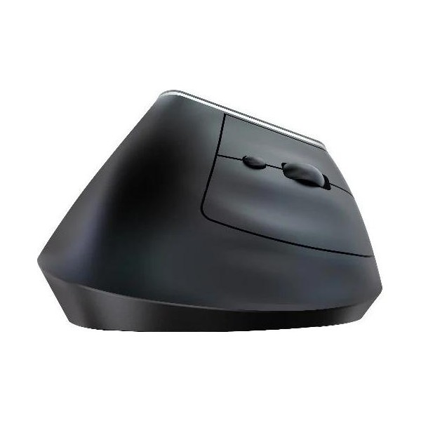 Nilox ratón wir vertical rec. silen 1600 dpi negro