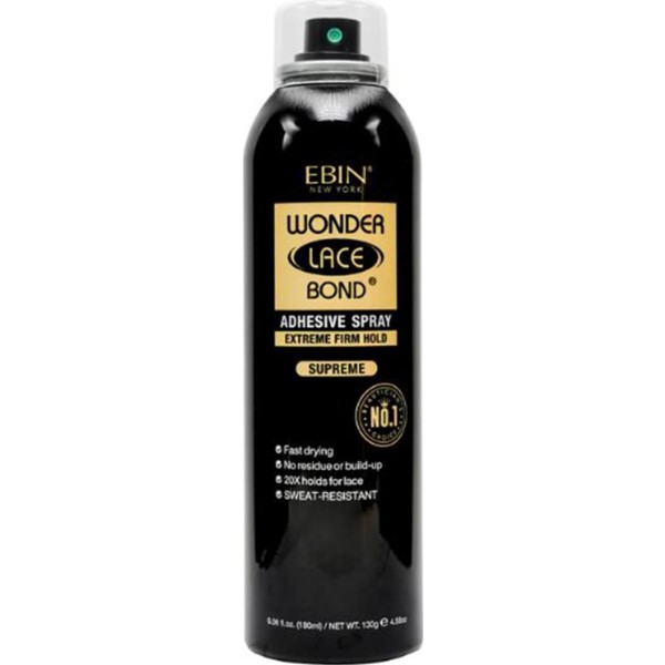 Ebin new york wonder lace bond extreme firm hold spray 180ml vaporizador
