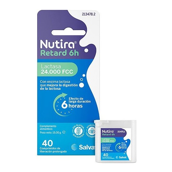 Nutira Retard 6h 40 Comprimidos Liberacion Prolongada