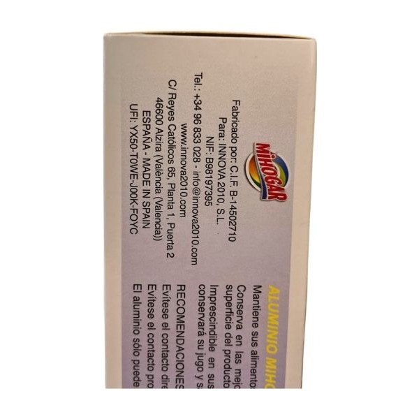 Mihogar papel de aluminio 30mt