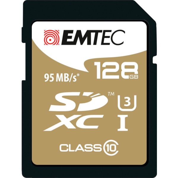 Emtec ecmsd128gxc10sp 128gb negro / tarjeta de memoria sd