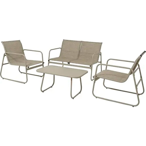 Conjunto jardín 4 piezas beige modelo bogotá