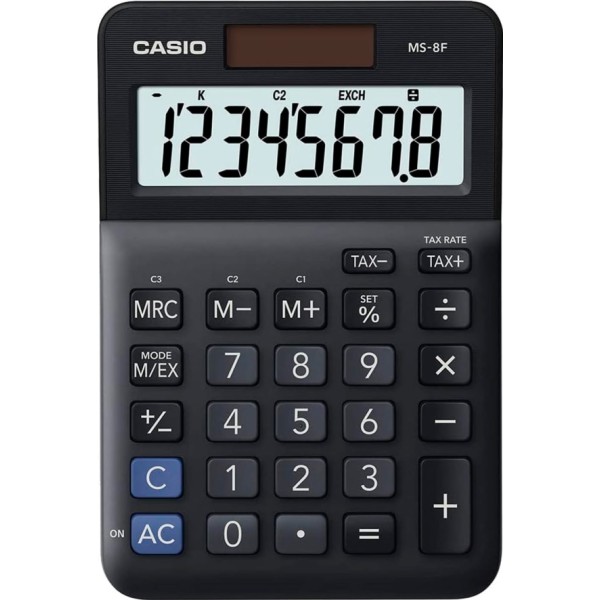 Casio ms-8f negro / calculadora de mesa