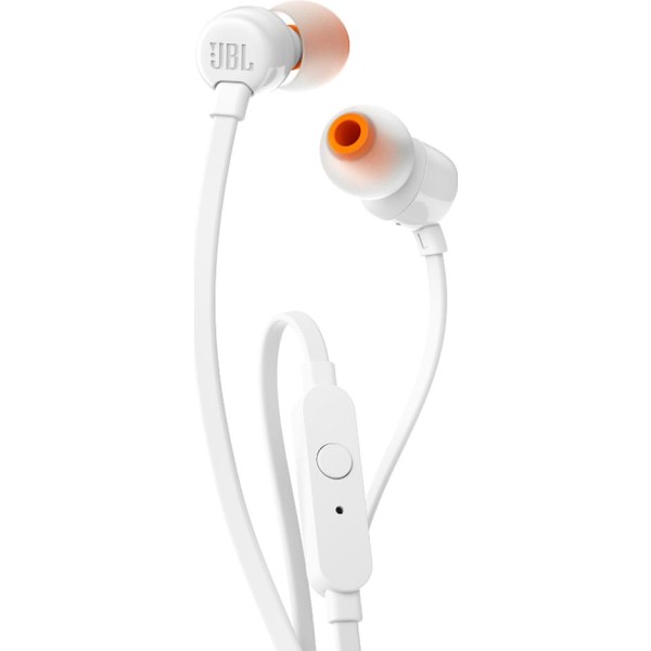 Jbl t110 white / auriculares inear con cable